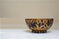 木胎圓形黑漆地平蒔繪蓋椀藏品圖，第6張